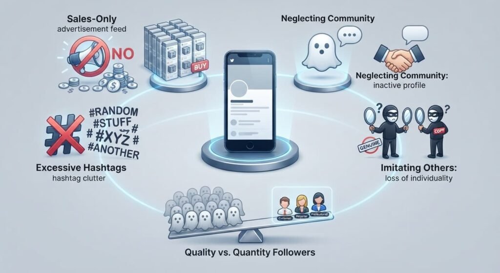 Common Twitter marketing mistakes to avoid