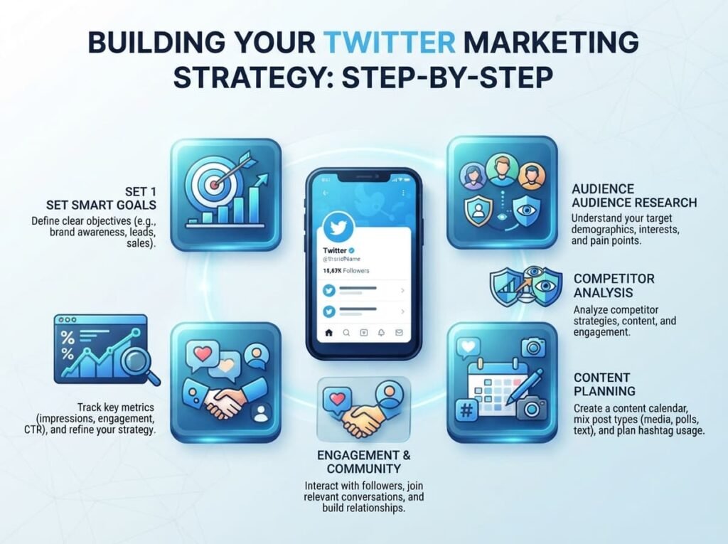 Step-by-step Twitter marketing strategy